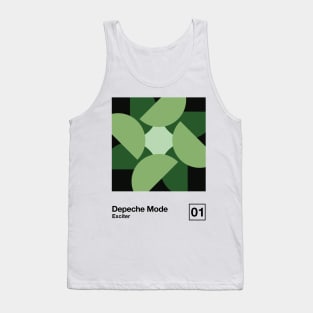 Exciter / Minimal Style Graphic Artwork Design Tank Top